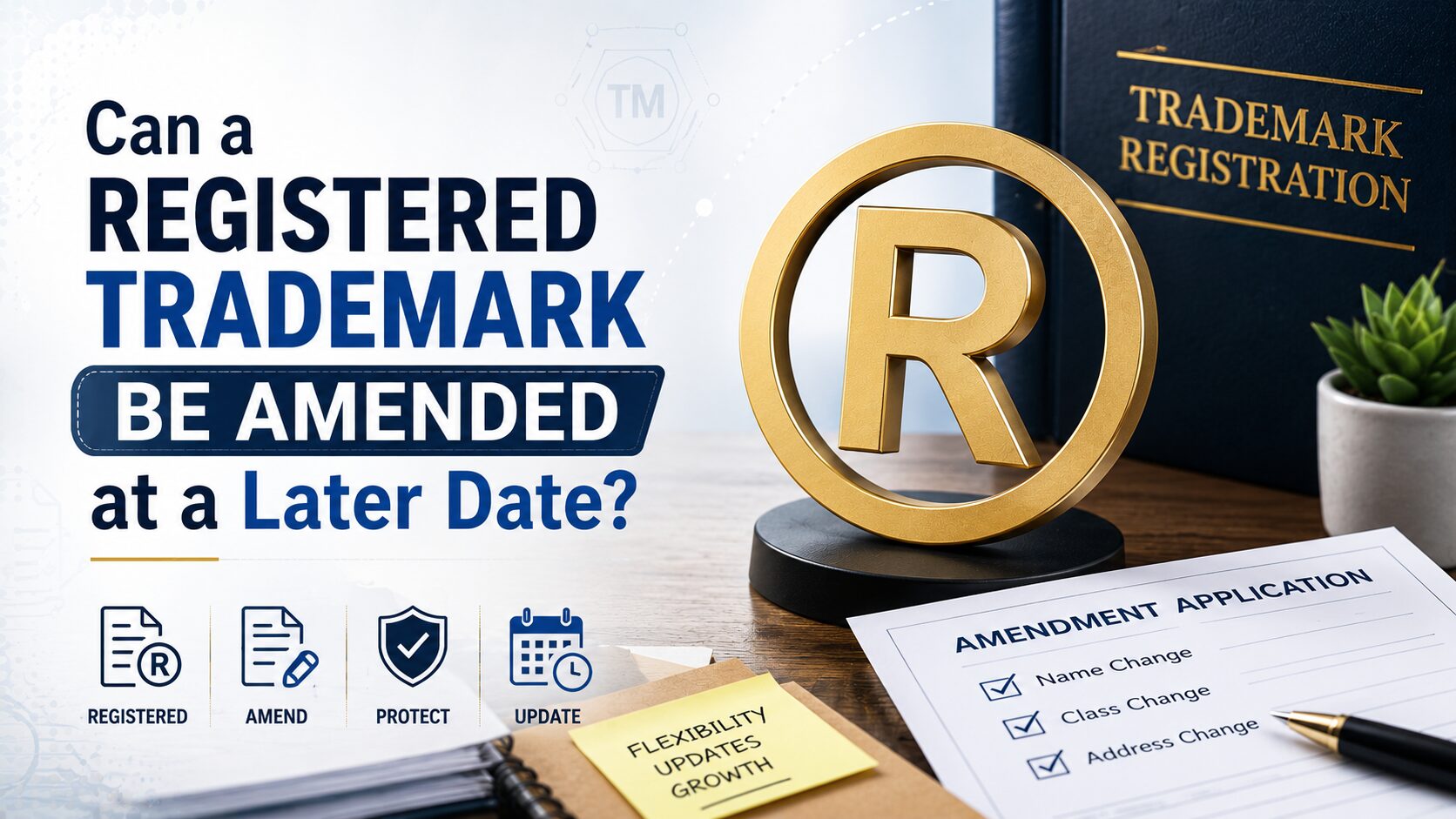 You are currently viewing Can a Registered Trademark Be Amended at a Later Date?