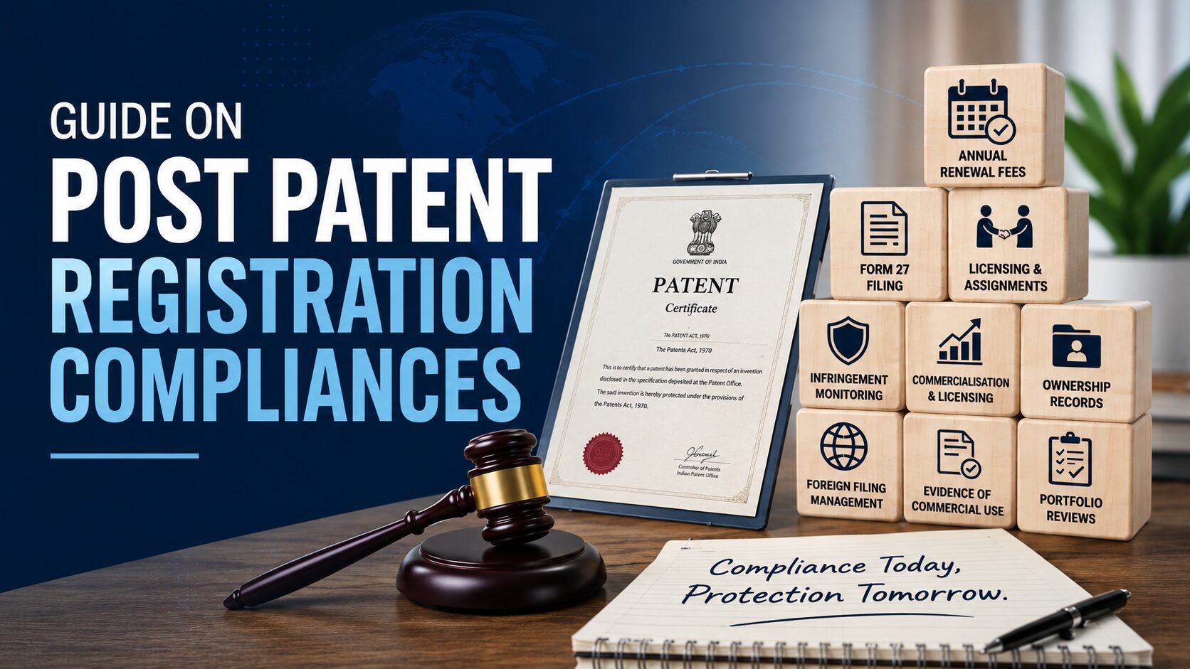 You are currently viewing Guide on Post Patent registration compliances