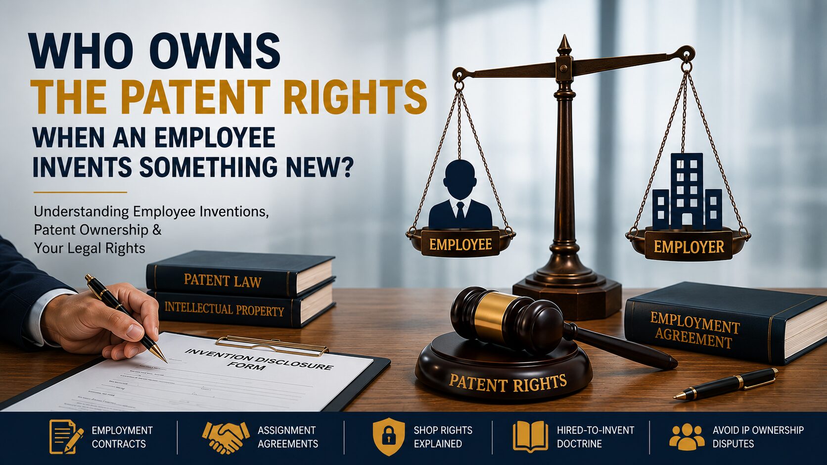 You are currently viewing Who Owns the Patent Rights When an Employee Invents Something New?