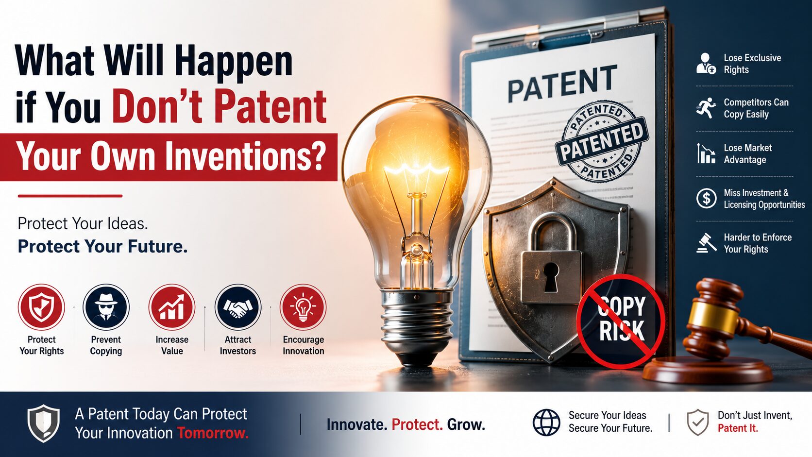 You are currently viewing What will happen if you Don’t Patent Your Own Inventions?